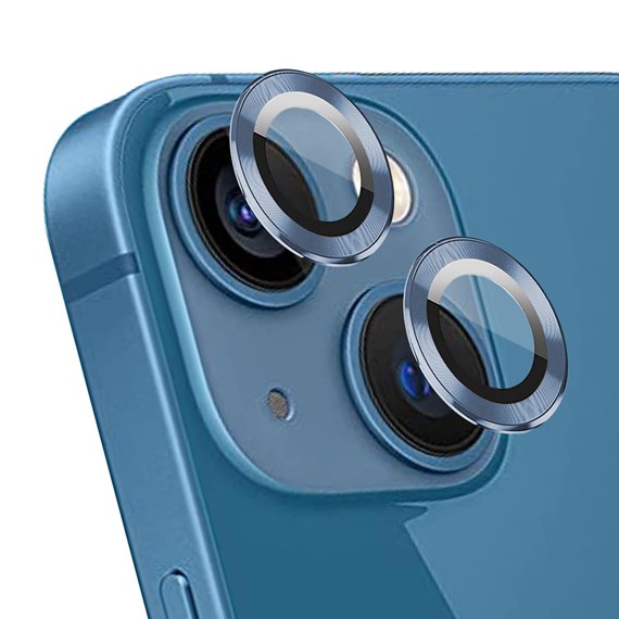 Microsonic Apple iPhone 15 Tekli Kamera Lens Koruma Camı Sierra Mavisi 1