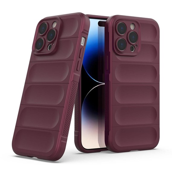 Microsonic Apple iPhone 14 Pro Kılıf Oslo Prime Bordo 2