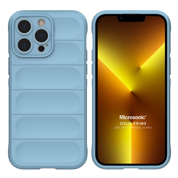 Microsonic Apple iPhone 13 Pro Kılıf Oslo Prime Mavi 1