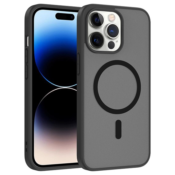 Microsonic Apple iPhone 14 Pro Max Kılıf MagSmoke Neo Siyah 1