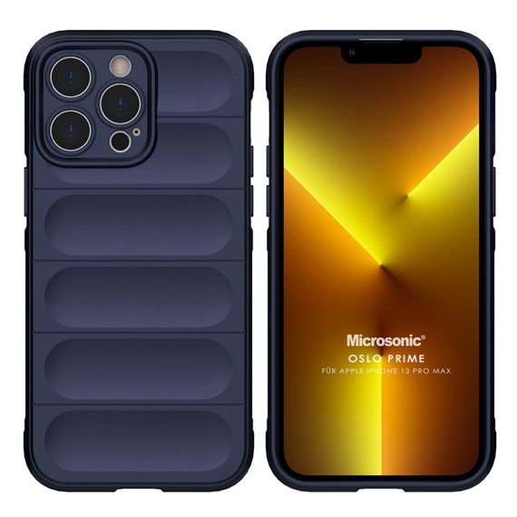 Microsonic Apple iPhone 13 Pro Max Kılıf Oslo Prime Lacivert 1