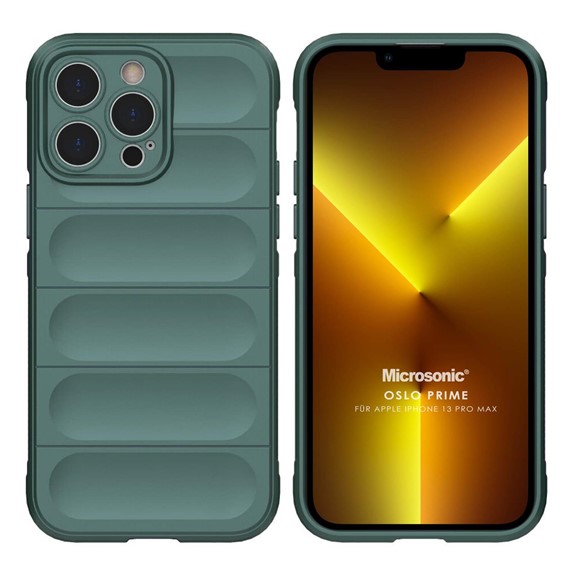 Microsonic Apple iPhone 13 Pro Max Kılıf Oslo Prime Yeşil 1