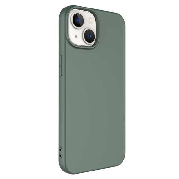 Microsonic Apple iPhone 15 Kılıf Groovy Soft Koyu Yeşil 2
