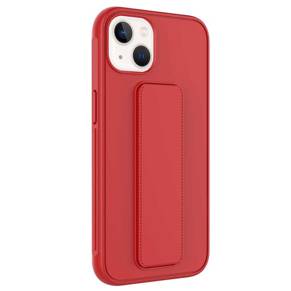 Microsonic Apple iPhone 15 Kılıf Hand Strap Kırmızı 2