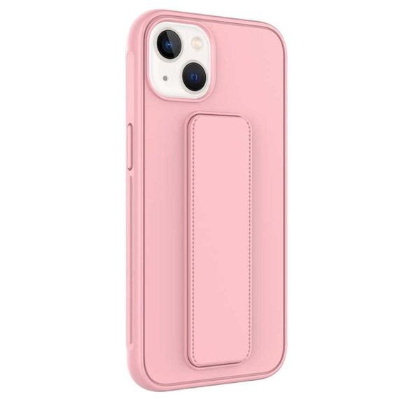 Microsonic Apple iPhone 14 Kılıf Hand Strap Rose Gold 2