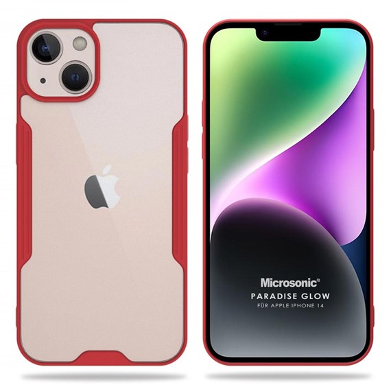 Microsonic Apple iPhone 14 Plus Kılıf Paradise Glow Kırmızı 1