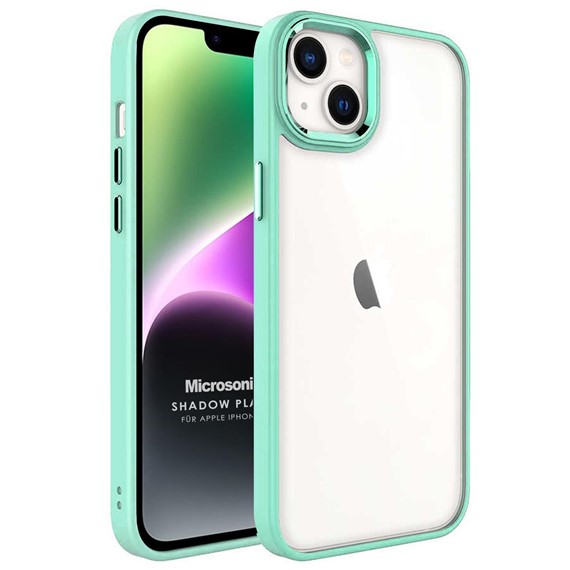 Microsonic Apple iPhone 14 Kılıf Shadow Planet Açık Yeşil 1