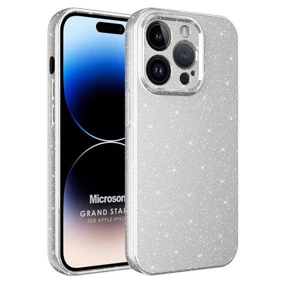 Microsonic Apple iPhone 14 Pro Max Kılıf Grand Stardust Gümüş 1
