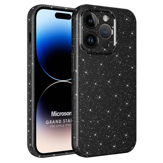 Microsonic Apple iPhone 14 Pro Max Kılıf Grand Stardust Siyah 1