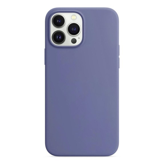 Microsonic Apple iPhone 15 Pro Max Kılıf Liquid Lansman Silikon Lavanta Grisi 2