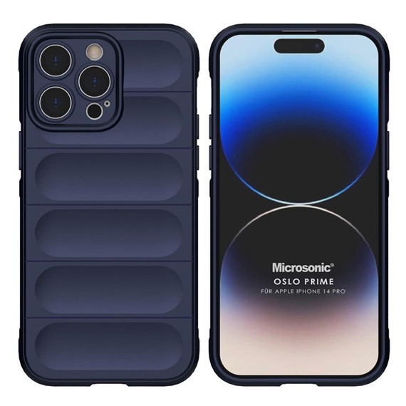 Microsonic Apple iPhone 14 Pro Kılıf Oslo Prime Lacivert 1