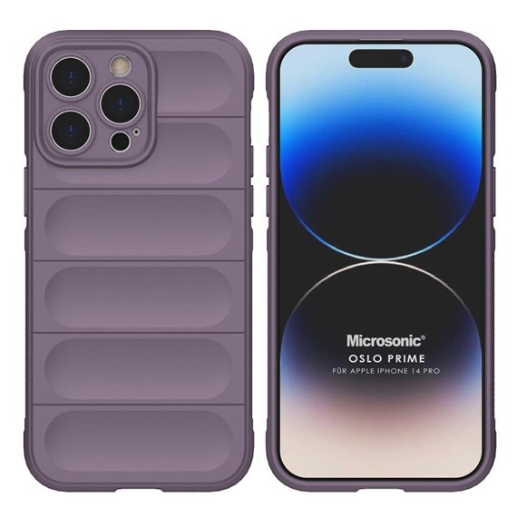 Microsonic Apple iPhone 14 Pro Kılıf Oslo Prime Lila 1