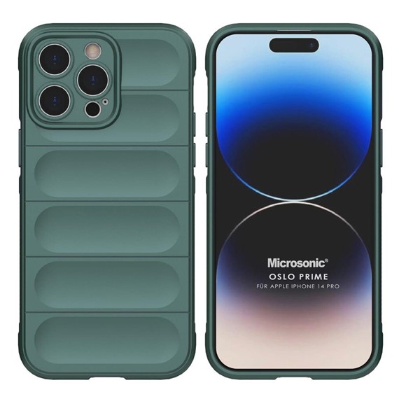 Microsonic Apple iPhone 14 Pro Kılıf Oslo Prime Yeşil 1