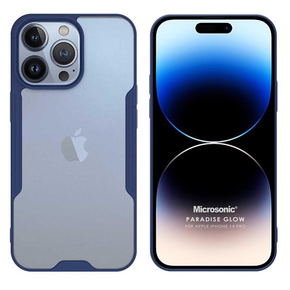 Microsonic Apple iPhone 14 Pro Kılıf Paradise Glow Lacivert 1