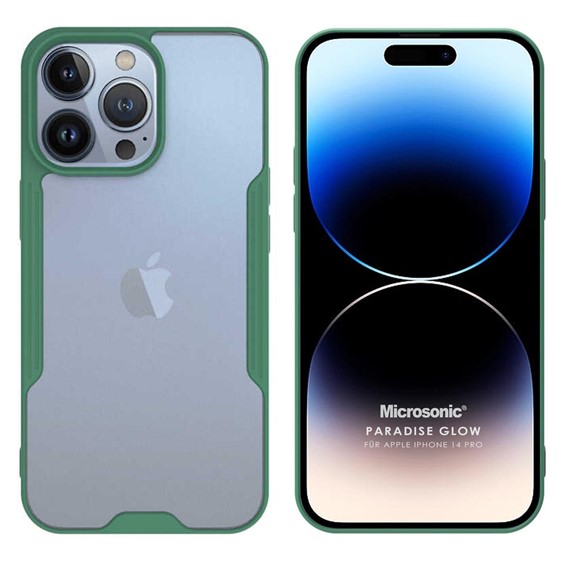 Microsonic Apple iPhone 14 Pro Kılıf Paradise Glow Yeşil 1