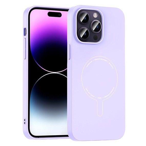 Microsonic Apple iPhone 14 Pro Max Kılıf AirFit MagSafe Lila 1