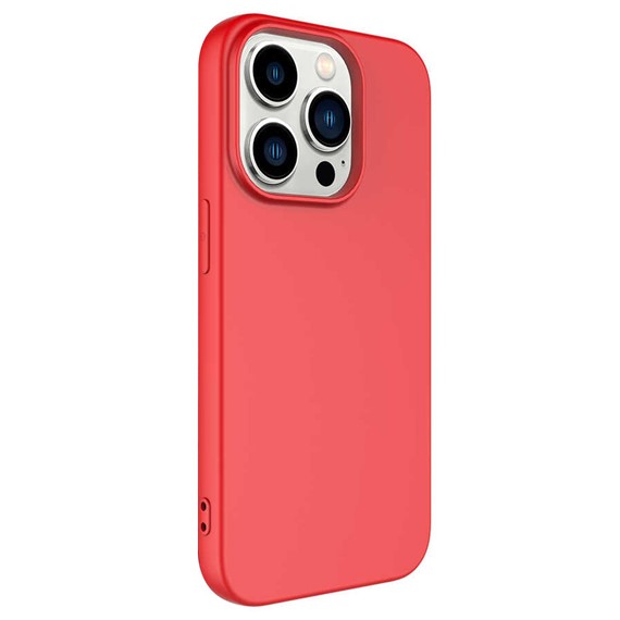 Microsonic Apple iPhone 15 Pro Max Kılıf Groovy Soft Kırmızı 2