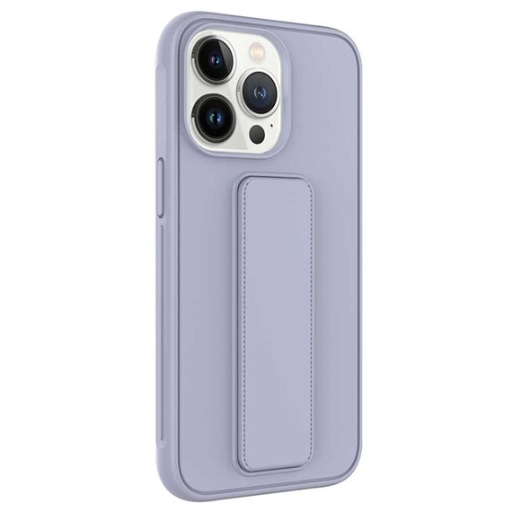 Microsonic Apple iPhone 15 Pro Max Kılıf Hand Strap Gri 2