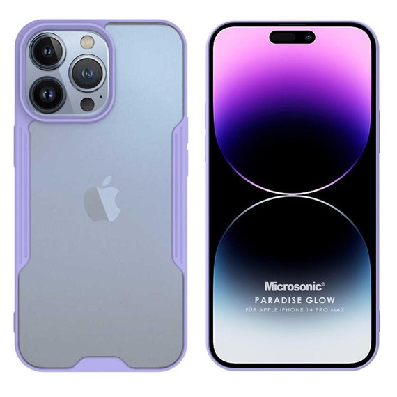 Microsonic Apple iPhone 14 Pro Max Kılıf Paradise Glow Lila 1