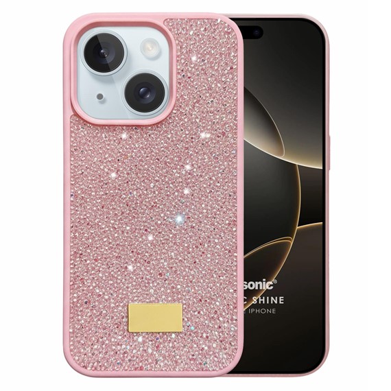 Microsonic Apple iPhone 15 Plus Kılıf Cosmic Shine Pembe 1