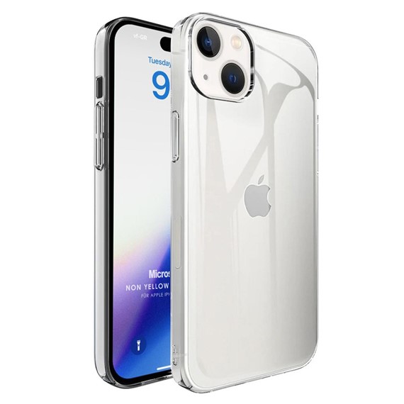 Microsonic Apple iPhone 15 Plus Kılıf Non Yellowing Crystal Clear Sararma Önleyici Kristal Şeffaf 1
