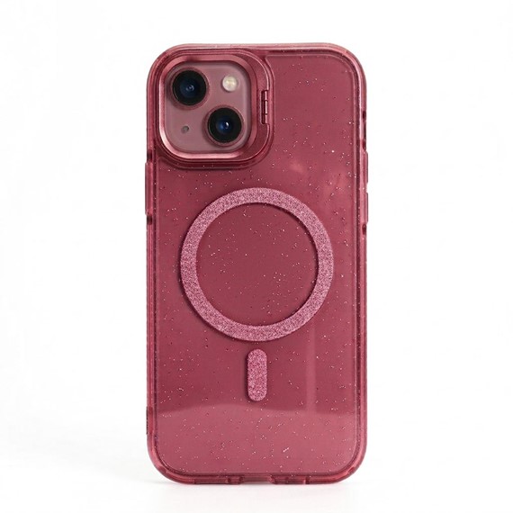Microsonic Apple iPhone 15 Kılıf SparkMag Luxe Pembe 1