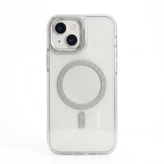 Microsonic Apple iPhone 15 Plus Kılıf SparkMag Luxe Gri 1