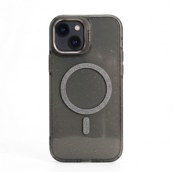 Microsonic Apple iPhone 15 Plus Kılıf SparkMag Luxe Siyah 1