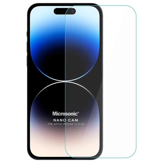 Microsonic Apple iPhone 15 Plus Nano Glass Cam Ekran Koruyucu 1