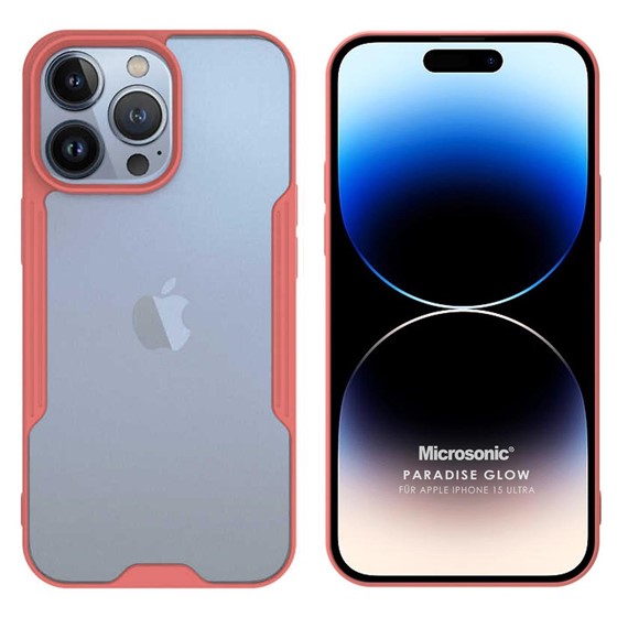 Microsonic Apple iPhone 15 Pro Max Kılıf Paradise Glow Pembe 1