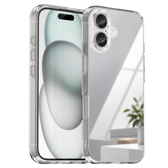 Microsonic Apple iPhone 17 Kılıf Acrylic Mirror Şeffaf 1