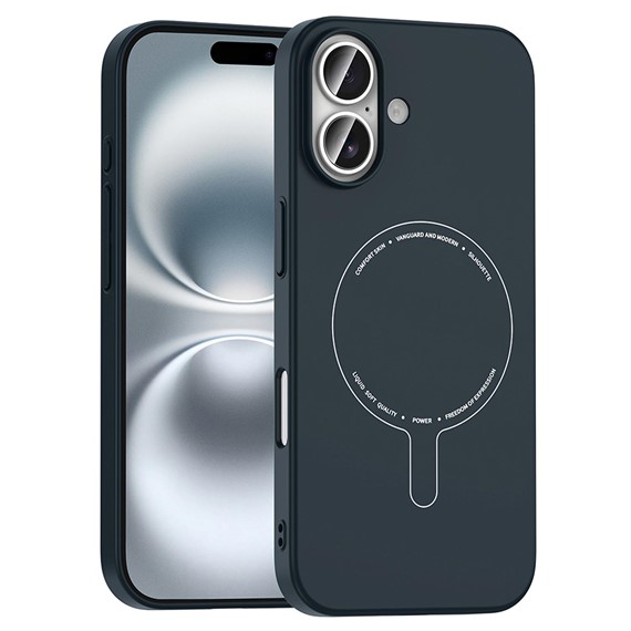 Microsonic Apple iPhone 17 Kılıf AirFit MagSafe Lacivert 1
