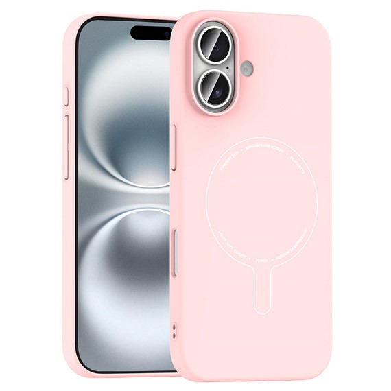 Microsonic Apple iPhone 17 Kılıf AirFit MagSafe Pembe 1