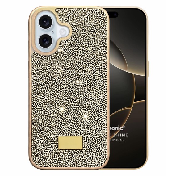 Microsonic Apple iPhone 16 Plus Kılıf Cosmic Shine Gold 1