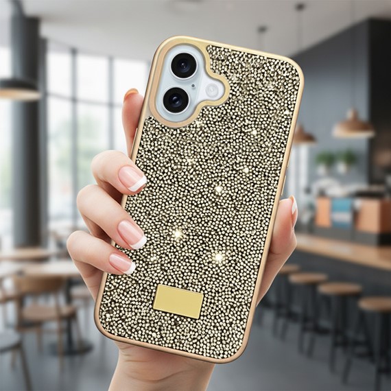 Microsonic Apple iPhone 16 Plus Kılıf Cosmic Shine Gold 2