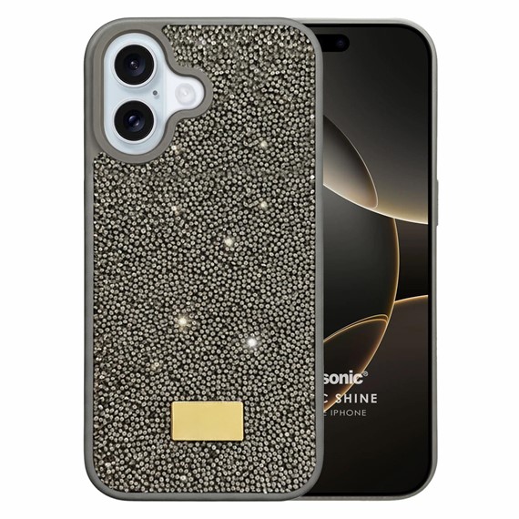 Microsonic Apple iPhone 16 Plus Kılıf Cosmic Shine Koyu Gri 1