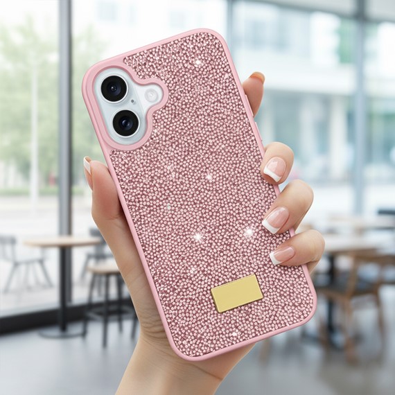 Microsonic Apple iPhone 16 Plus Kılıf Cosmic Shine Pembe 2
