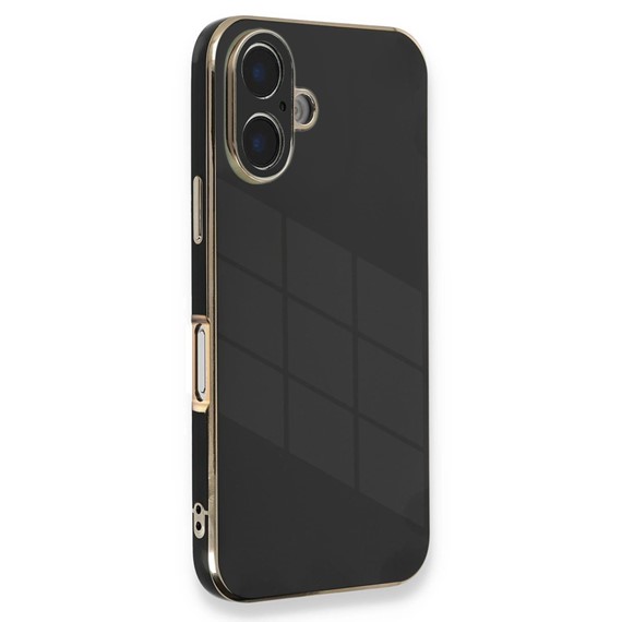 Microsonic Apple iPhone 16 Kılıf Olive Plated Siyah 1
