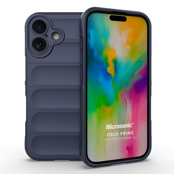 Microsonic Apple iPhone 16 Kılıf Oslo Prime Lacivert 1