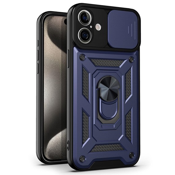 Microsonic Apple iPhone 16 Kılıf Impact Resistant Lacivert 1