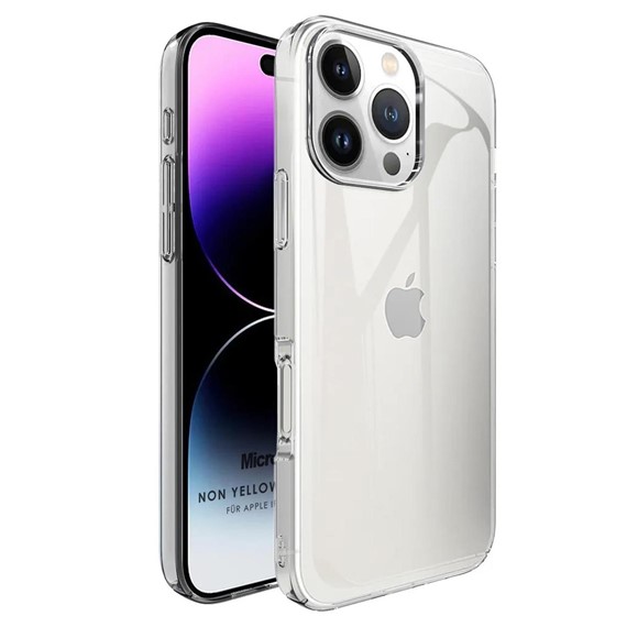 Microsonic Apple iPhone 16 Pro Kılıf Non Yellowing Crystal Clear Sararma Önleyici Kristal Şeffaf 1