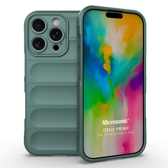 Microsonic Apple iPhone 16 Pro Kılıf Oslo Prime Yeşil 1