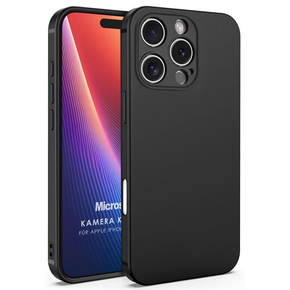 Microsonic Apple iPhone 16 Pro Max Kılıf Kamera Korumalı Siyah 1