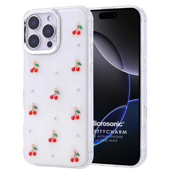 Microsonic Apple iPhone 16 Pro Max Kılıf PrettyCharm Cherry 1