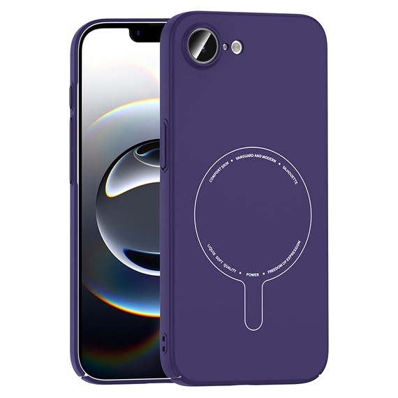 Microsonic Apple iPhone 17e Kılıf AirFit MagSafe Derin Mor 1