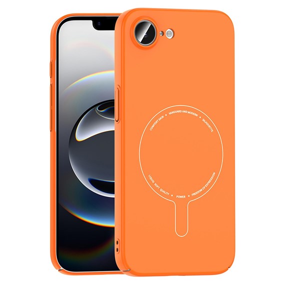 Microsonic Apple iPhone 17e Kılıf AirFit MagSafe Turuncu 1