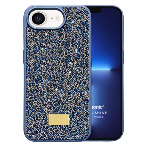 Microsonic Apple iPhone 16e Kılıf Cosmic Shine Lacivert 1