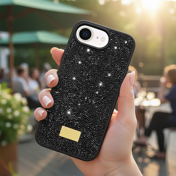 Microsonic Apple iPhone 16e Kılıf Cosmic Shine Siyah 2