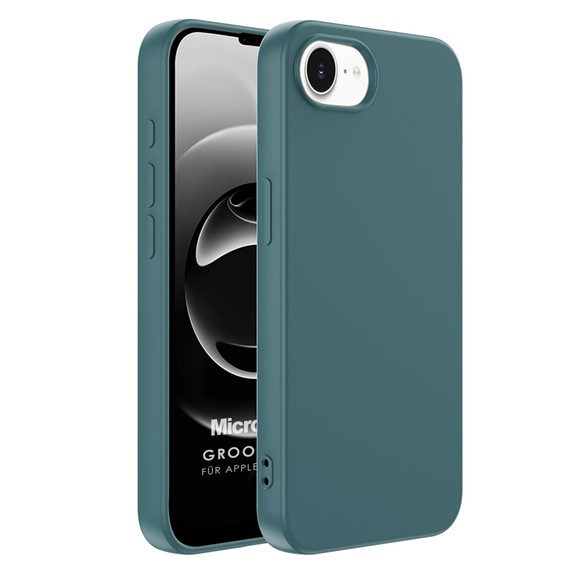 Microsonic Apple iPhone 16e Kılıf Groovy Soft Koyu Yeşil 1