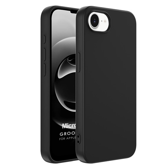 Microsonic Apple iPhone 16e Kılıf Groovy Soft Siyah 1